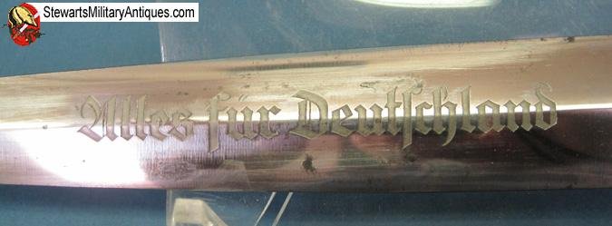  German WWII M1933 SA Enlisted Dagger, Unusual Maker Carl Kuhrt — image 5