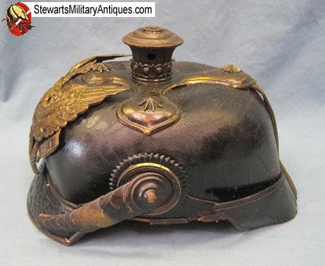  German Pre WWI 9th Dragoon Regiment (1st Hanoverian) Officers Pickelhaube Project — image 4