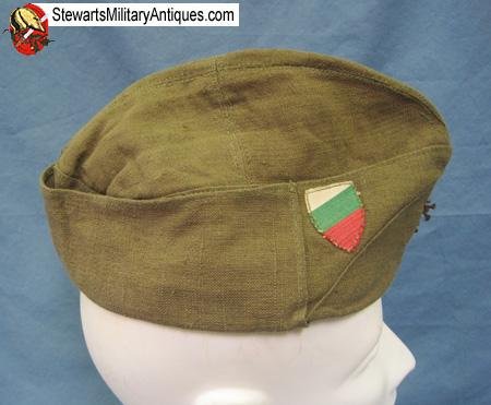  Bulgarian WWII Army Enlisted Summer Weight Overseas Hat,  — image 4