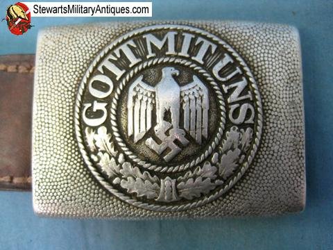  German WWII Army Enlisted Buckle and Dated Tab 1937 — image 4