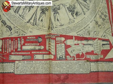  Italian Pre WWI Soldiers Instructional Scarf — image 6