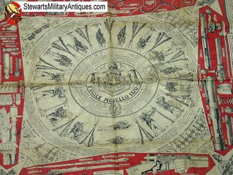  Italian Pre WWI Soldiers Instructional Scarf — image 7