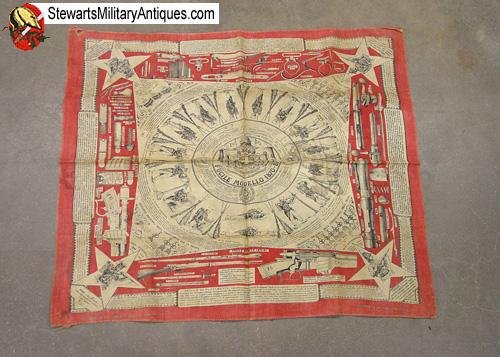  Italian Pre WWI Soldiers Instructional Scarf — image 8