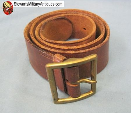  US Pre WWII US Army Garrison Belt, JQMD 1937 — image 2