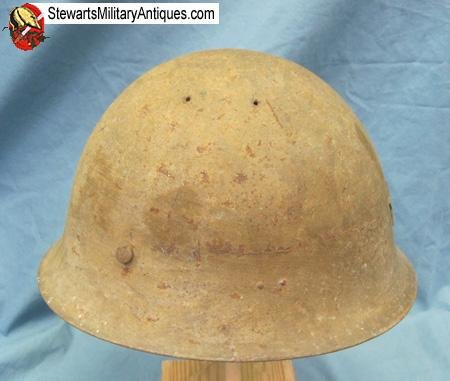  Japanese WWII Army Helmet Shell, Original Star — image 2