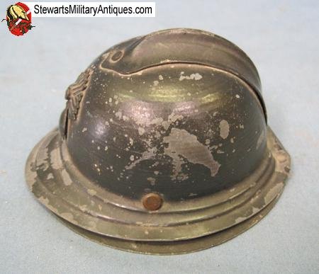  French WWI Souvenir Adrian Helmet Inkwell — image 3