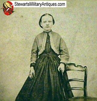  Lady in Zouave Jkt with Advertising CDV — image 3