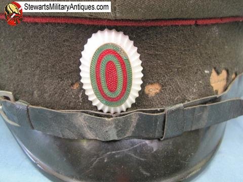  Bulgarian WWII Infantry Officers Visor Hat — image 3