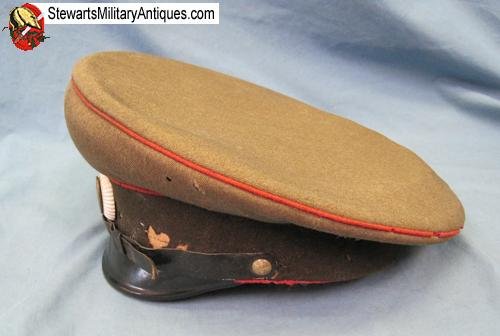  Bulgarian WWII Infantry Officers Visor Hat — image 4