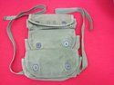 US Korean War Dark OD Three Pocket Grenade Pouch