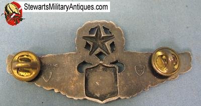  US Vietnam War Era USAF Command Pilot Two Inch Wings, NS Meyer — image 2