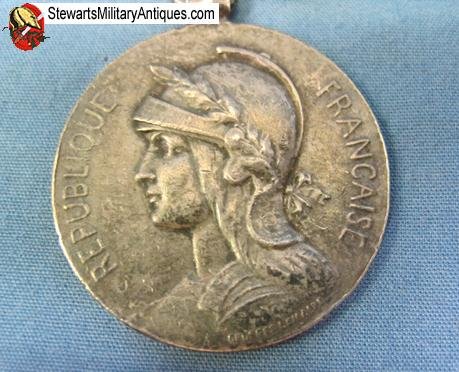  French Colonial Campaign Medal, Algeria Bar — image 3