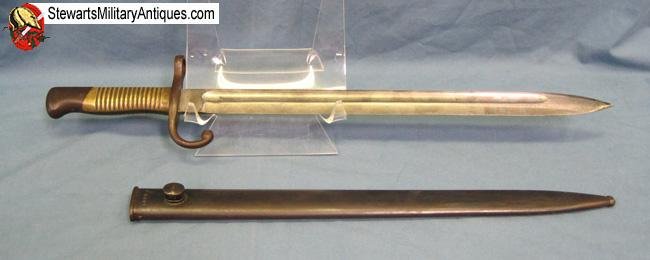  Argentine M1891 Mauser Bayonet, Brass Grips,  Weyersberg Mfg  — image 2