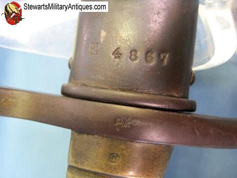  Argentine M1891 Mauser Bayonet, Brass Grips,  Weyersberg Mfg  — image 4