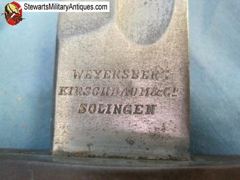  Argentine M1891 Mauser Bayonet, Brass Grips,  Weyersberg Mfg  — image 6