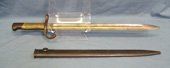Argentine M1891 Mauser Bayonet, Brass Grips, Weyersberg Mfg