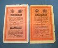 US WWII German Safe Conduct Surrender Leaflets, Lot of 2