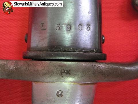  Argentine M1891 Mauser Bayonet, Alloy Grips, German Mfg  WKC — image 7