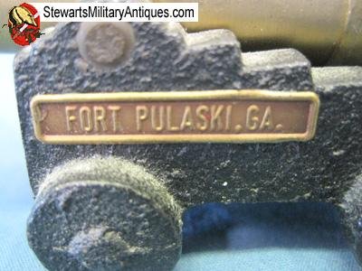  US Post WWII Souvenir Cannon, Fort Pulaski Georgia  — image 4
