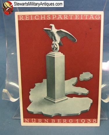  German WWII RPT Nurnberg 1938 Postcard — image 3