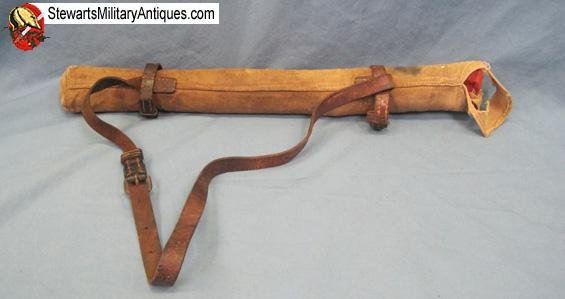  Japanese WWII Semaphore Signal Flags & Canvas Carrier — image 4