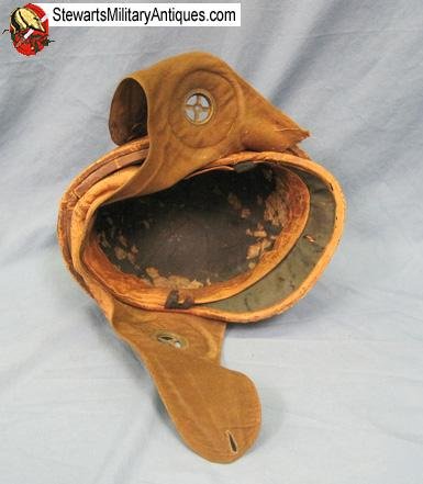  Italian WWI Flying Helmet, French Roold Pattern — image 2