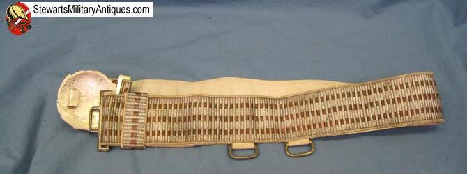  Bulgarian WWII Army Officers Dress Belt & Buckle  — image 4