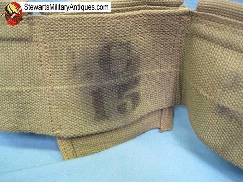  US Pre WWI M1914 Eagle Snap Cavalry Bandoleer, Mills Mfg — image 2