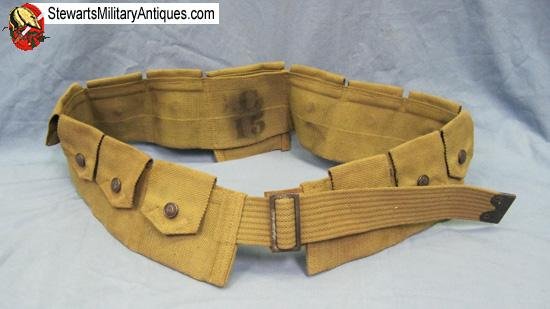  US Pre WWI M1914 Eagle Snap Cavalry Bandoleer, Mills Mfg — image 4