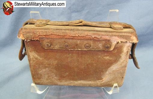  Japanese WWII Rubberized Canvas Front Ammo Pouch — image 2