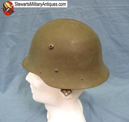  Bulgarian WWII M1936/C Steel Helmet, German Mfg — image 3