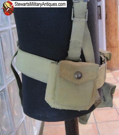  British WWII Army Officer/NCO Web Belt Set — image 4