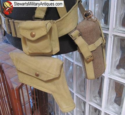 British WWII Army Officer/NCO Web Belt Set — image 5