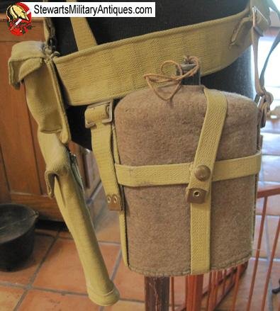  British WWII Army Officer/NCO Web Belt Set — image 6