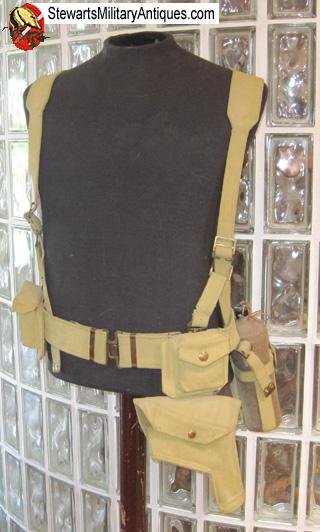  British WWII Army Officer/NCO Web Belt Set — image 7