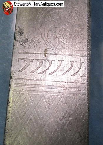  German Pre WWI M1849 Faschinenmesser, Etched Blade, Samuel Hoppe Mfg — image 4