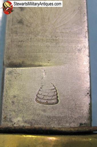  German Pre WWI M1849 Faschinenmesser, Etched Blade, Samuel Hoppe Mfg — image 6