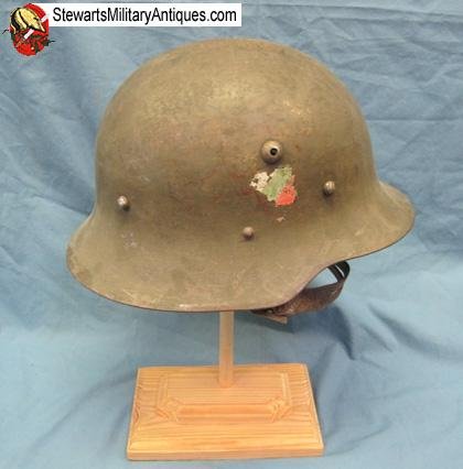  Bulgarian WWII M1936/A Steel Helmet, German Mfg   — image 4