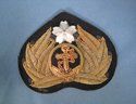 Japanese WWII Navy Officer Bullion Hat Insignia