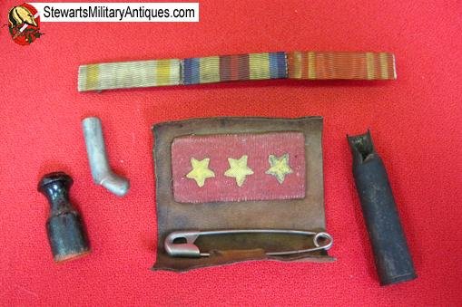  Japanese WWII Soldiers Personal Effects & Insignia Lot — image 3