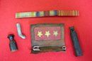 Japanese WWII Soldiers Personal Effects & Insignia Lot