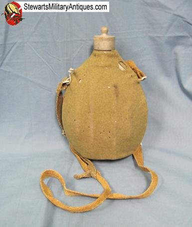 Italian WWII Army Canteen & Cover — image 3