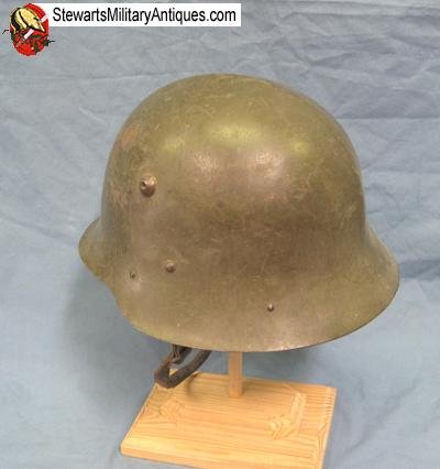  Bulgarian WWII M1936/C Steel Helmet, German Mfg   — image 3