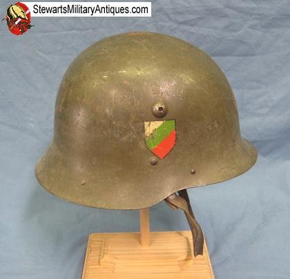  Bulgarian WWII M1936/C Steel Helmet, German Mfg   — image 4