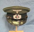  German WWII Pioneer  Enlisted Visor Hat, Unit Marked