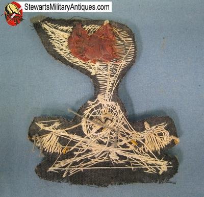  Italian WWII Army Engineer Officers Hat Insignia  — image 3