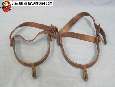  Japanese WWII Army Issue Spurs, Pair — image 2