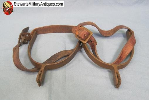  Japanese WWII Army Issue Spurs, Pair — image 3