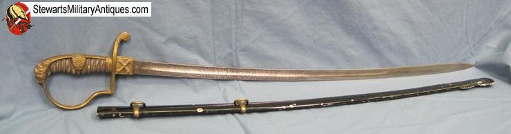  German Pre WWI Grosser Ordnanz Pattern Artillery Presentation Sword, Ewald Cleff Mfg — image 6