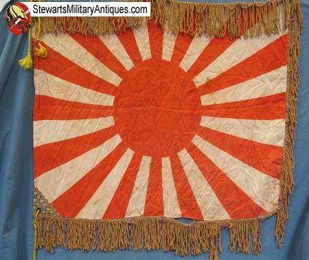  Japanese WWII Rising Sun Flag & Photo Album — image 3